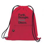 Funk Boogie Cinch Bag - Red