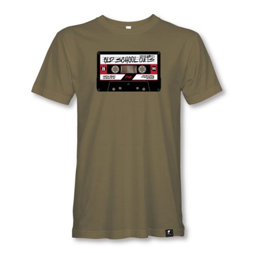 Old School Mix Tape Tee - army green