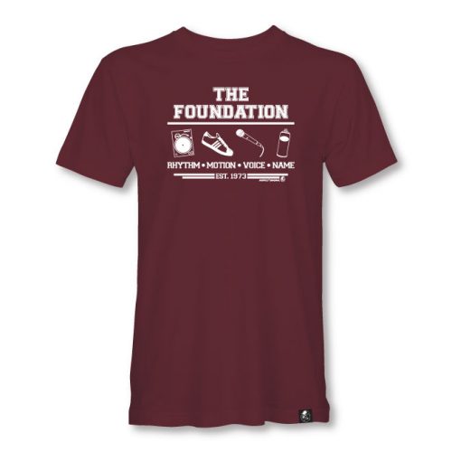 The Foundation tee- 4 elements of hip hop by Akepele Apparel