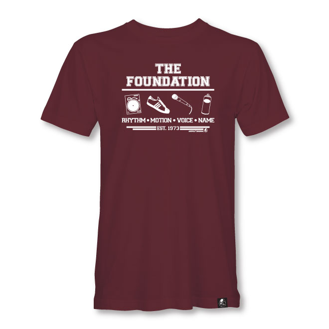 The Foundation tee- 4 elements of hip hop by Akepele Apparel