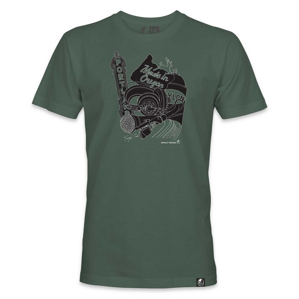 PDX Culture tee - Forest Green