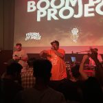Karim of Boom Bap Project @ Mic Check 7 rocking Akepele - Supa Dupa Fly tee