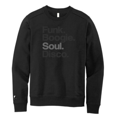 Funk Boogie Soul Disco sweatshirt - Akepele Apparel black heather