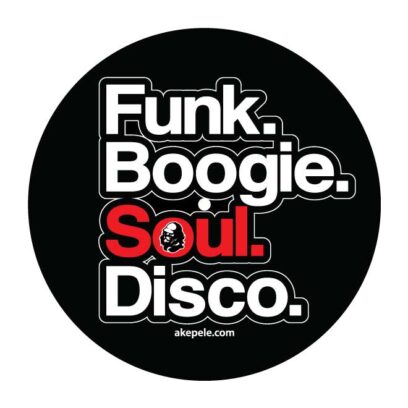 Akepele Apparel DJ Slipmats - Funk Boogie graphic.