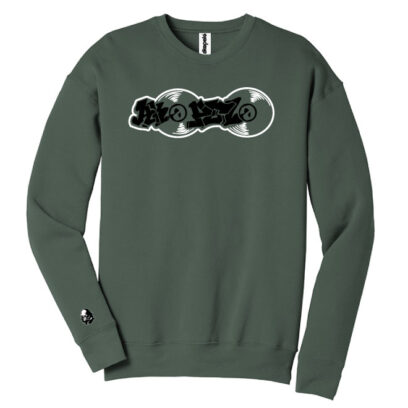 Akepele Graffiti logo sweatshirt - forest green