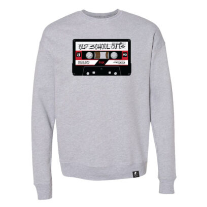 Akepele Apparel - Old School Cuts cassette sweatshirt heather grey