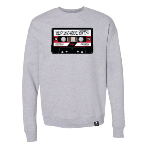 Akepele Apparel - Old School Cuts cassette sweatshirt heather grey