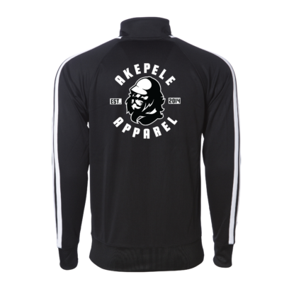 Akepele Apparel - Active Track Jacket with back emblem logo. Back