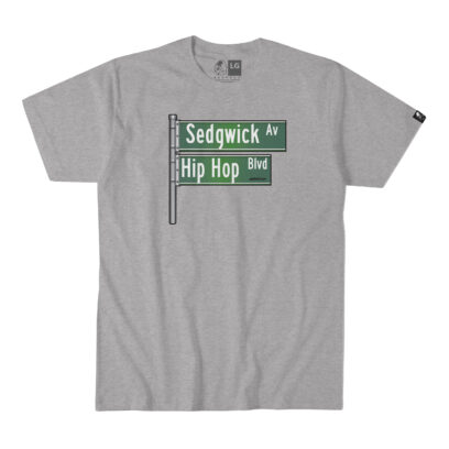 Akepele Apparel - Hip Hop Blvd Original tee. Heather Grey_flat