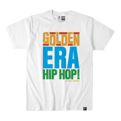 Akepele - Golden Era Hip Hop tee from the Remix Collection - White