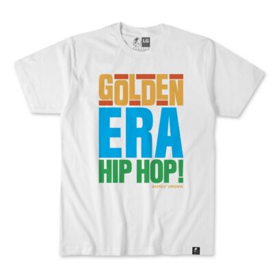 Akepele - Golden Era Hip Hop tee from the Remix Collection - White