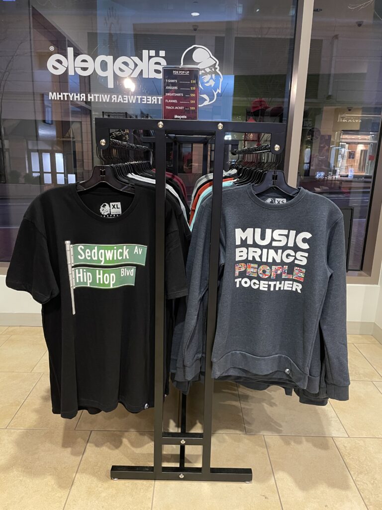 Akepele PDX Pop-up - Hip Hop Blvd Tee_Music Unity sweatshirt