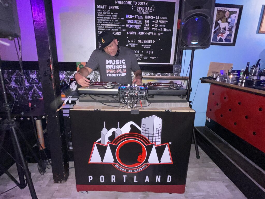 DJ Klyph at Motown On Mondays- Music Unity tee