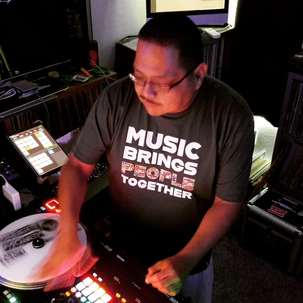 DJ Tee - Music Brings People Together tee