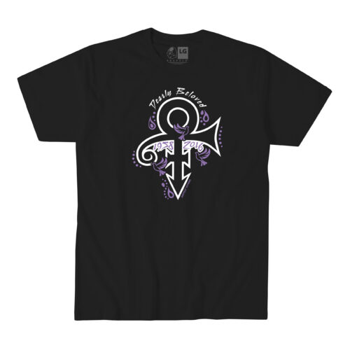 The love symbol graphic with purple doves, Prince.